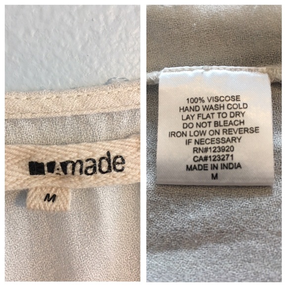 LAmade White Cami with Shimmer Details on Front M - Picture 8 of 8